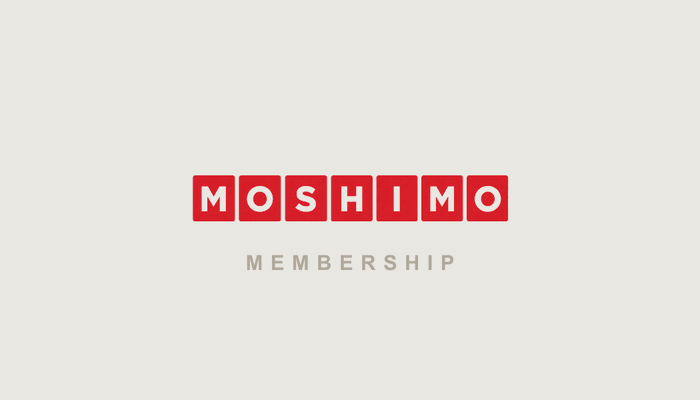 Moshimo membership card, front